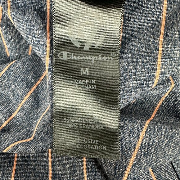 c9 by Champion Men's Striped Polo Shirt Size M Gray & Orange - Picture 4 of 6